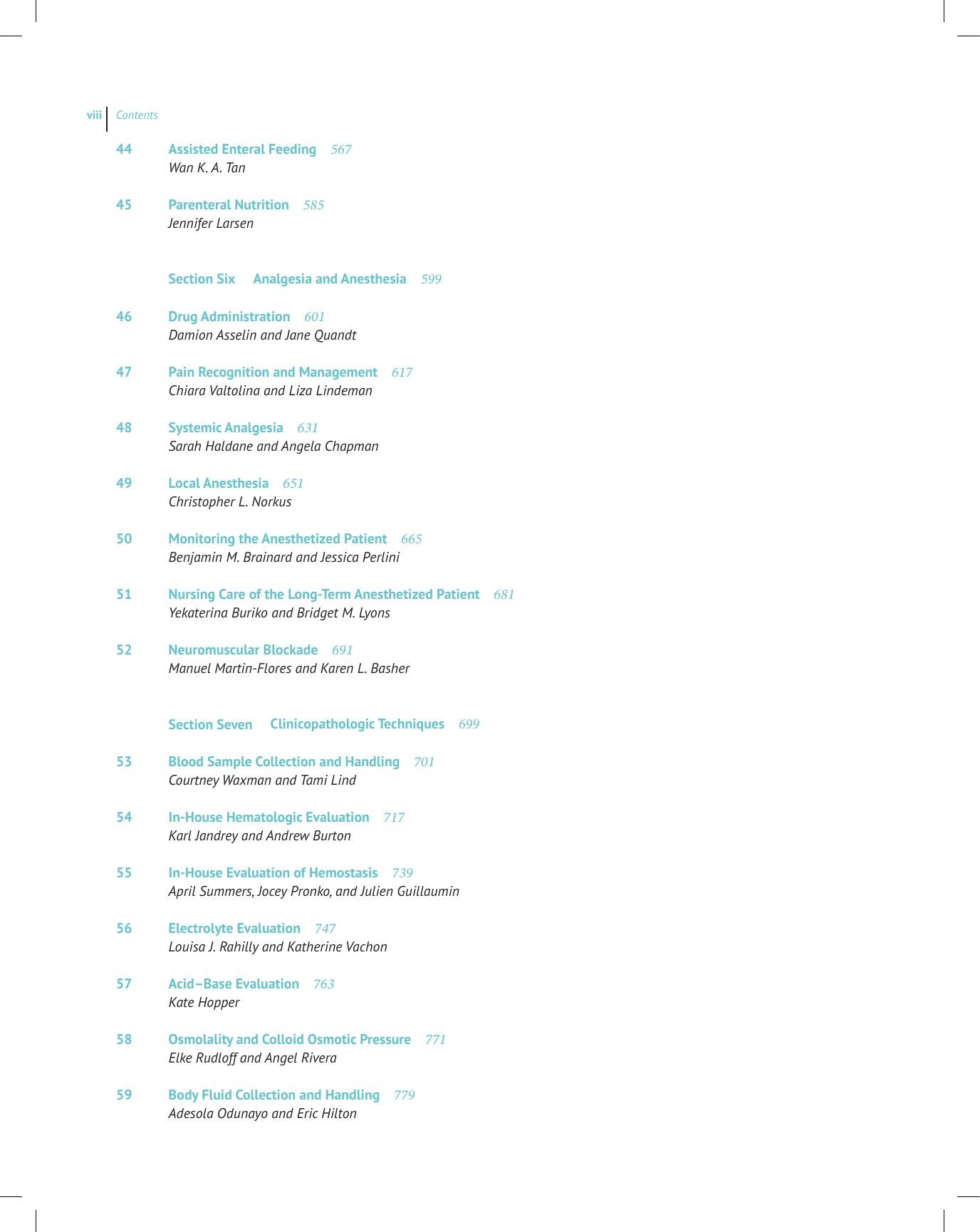Advanced Monitoring and Procedures for Small Animal Emergency and Critical Care