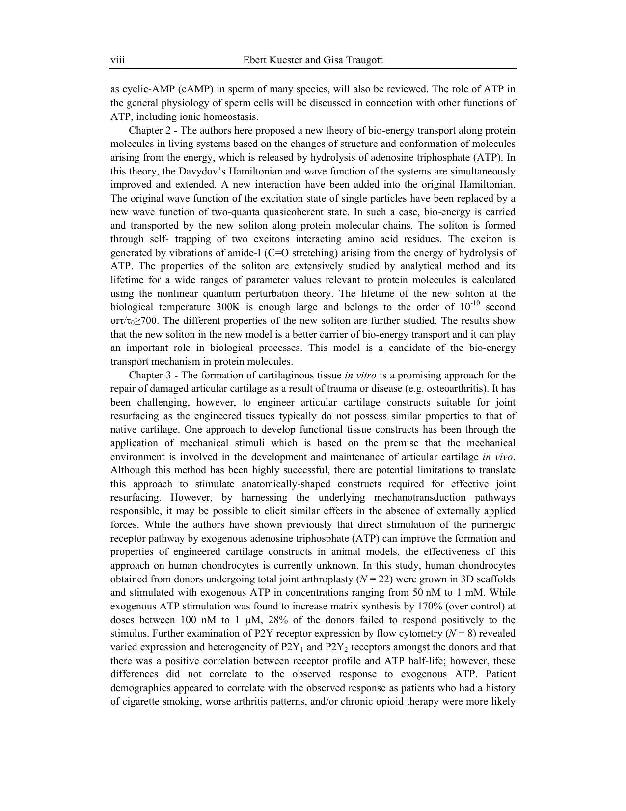 Adenosine Triphosphate Chemical Properties Biosynthesis and Functions in Cells
