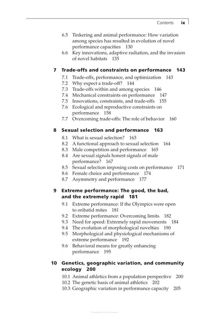 Animal Athletes an Ecological and Evolutionary Approach