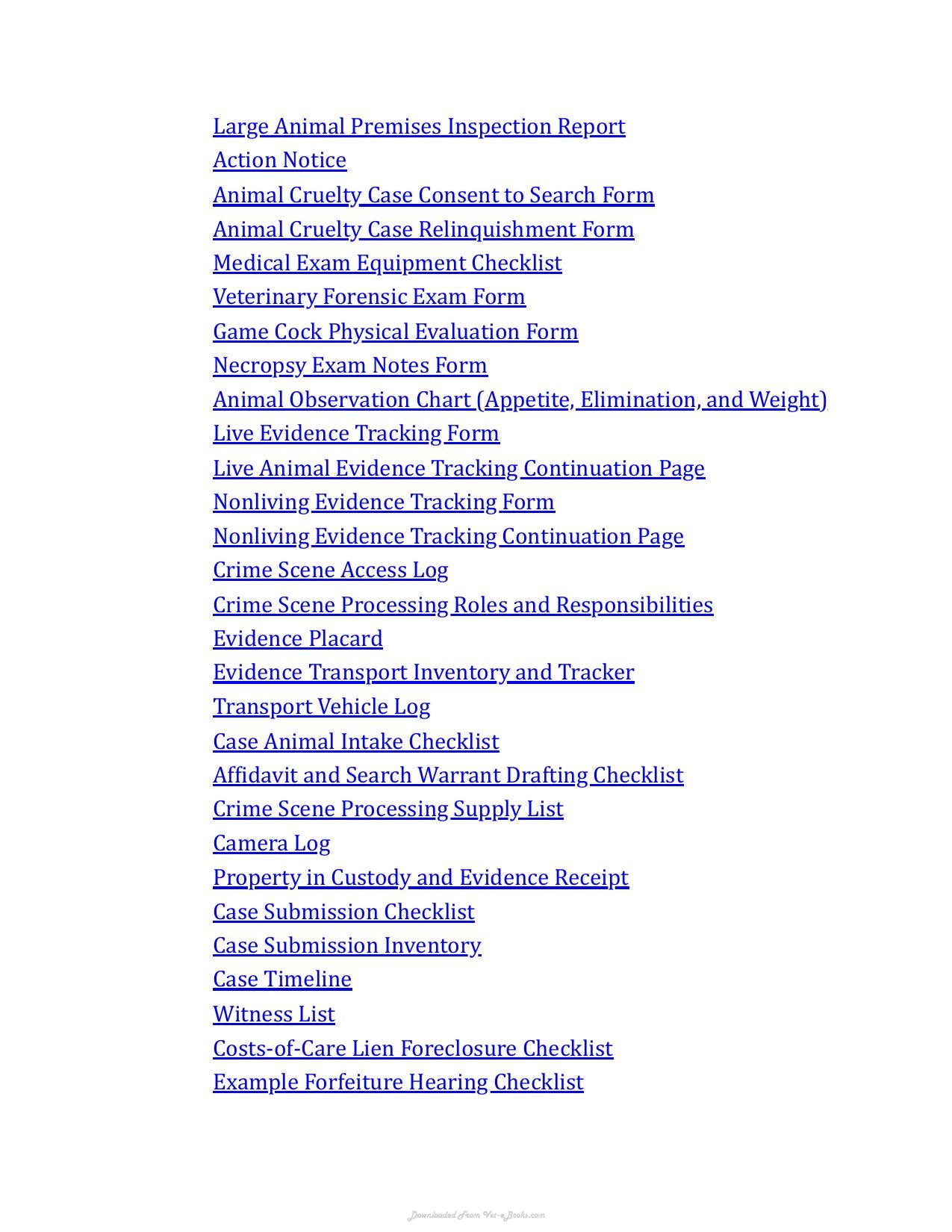 Animal Cruelty Investigations a Collaborative Approach from Victim to Verdict