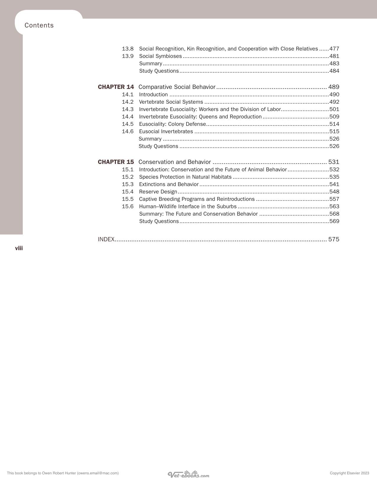 Animal Behavior 3rd Edition