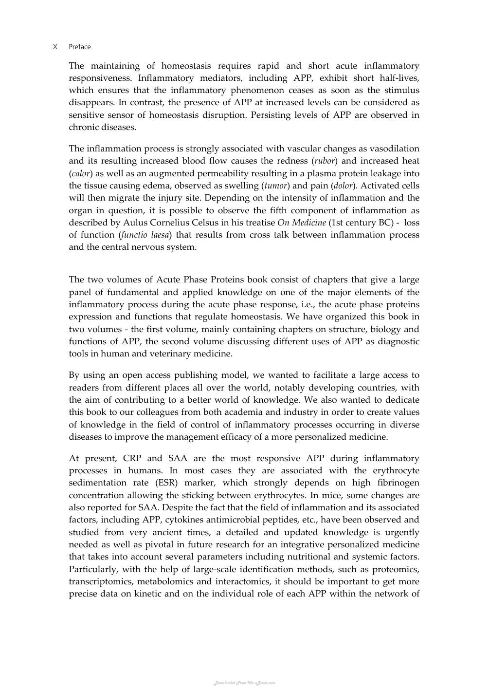 Acute Phase Proteins As Early Non Specific Biomarkers Of Human And Veterinary Diseases