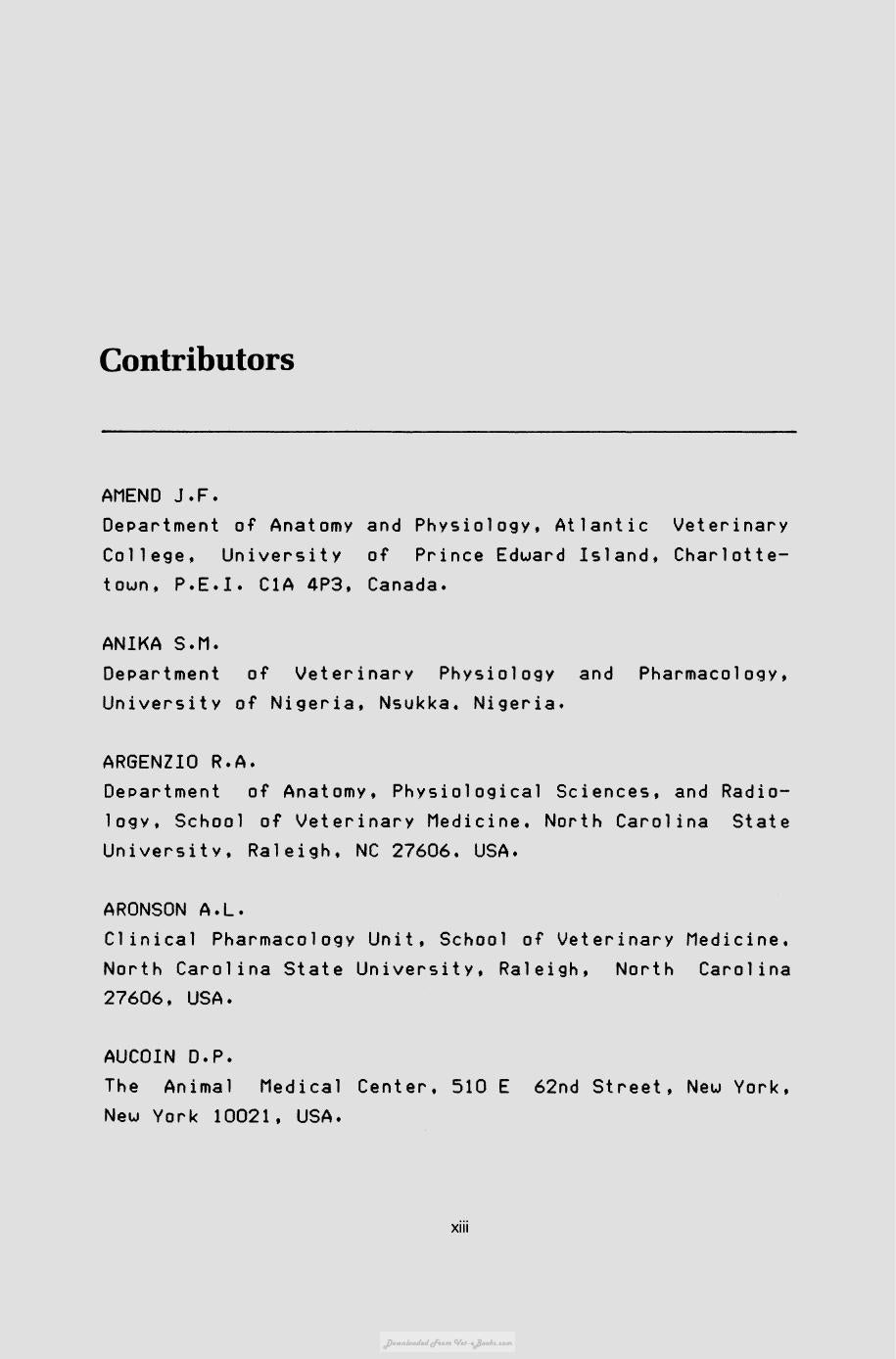 Comparative Veterinary Pharmacology Toxicology And Therapy