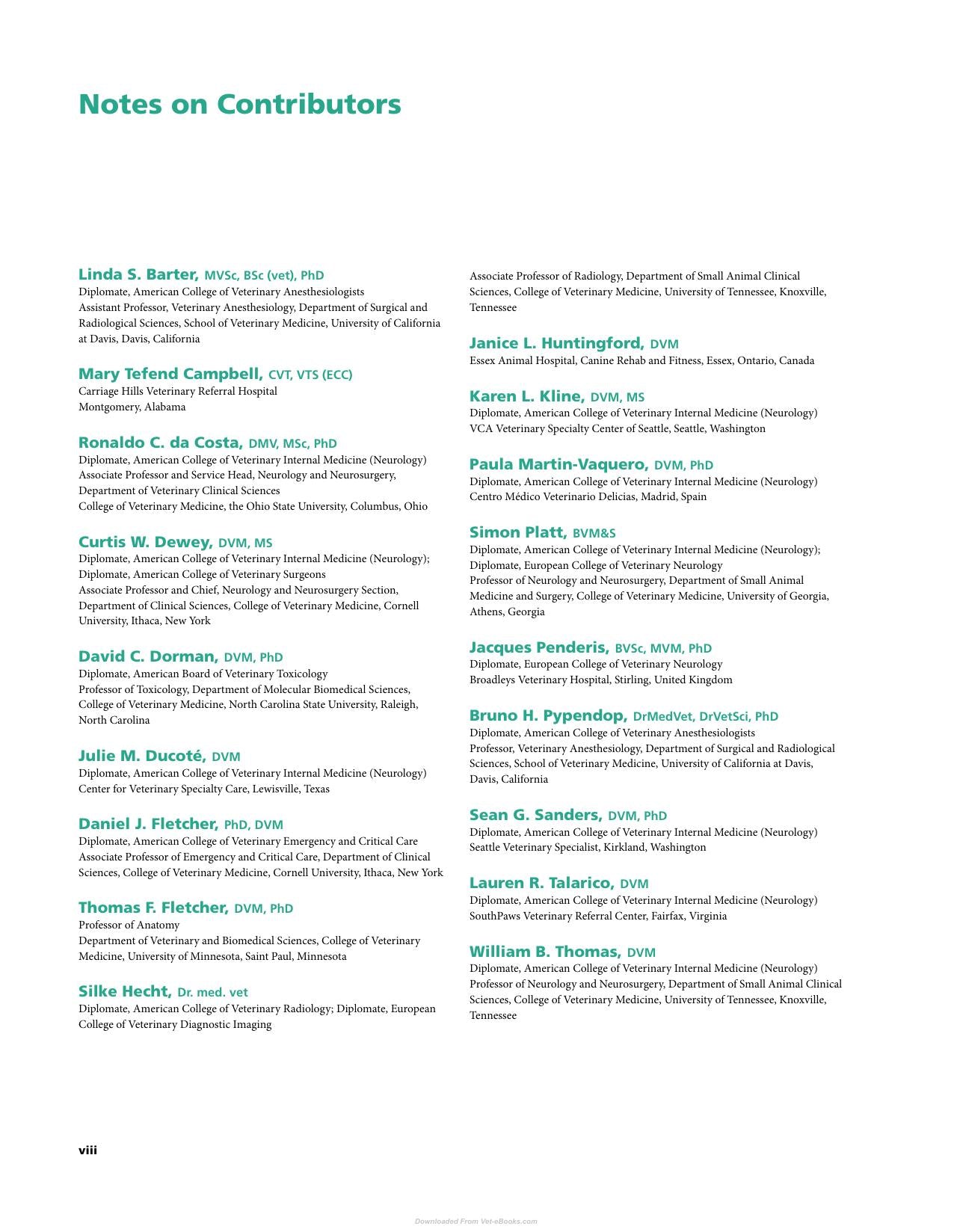 Practical Guide To Canine And Feline Neurology 3rd Edition
