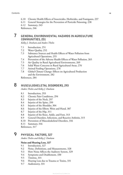 Agricultural Medicine Rural Occupational and Environmental Health Safety and Prevention 2nd Edition