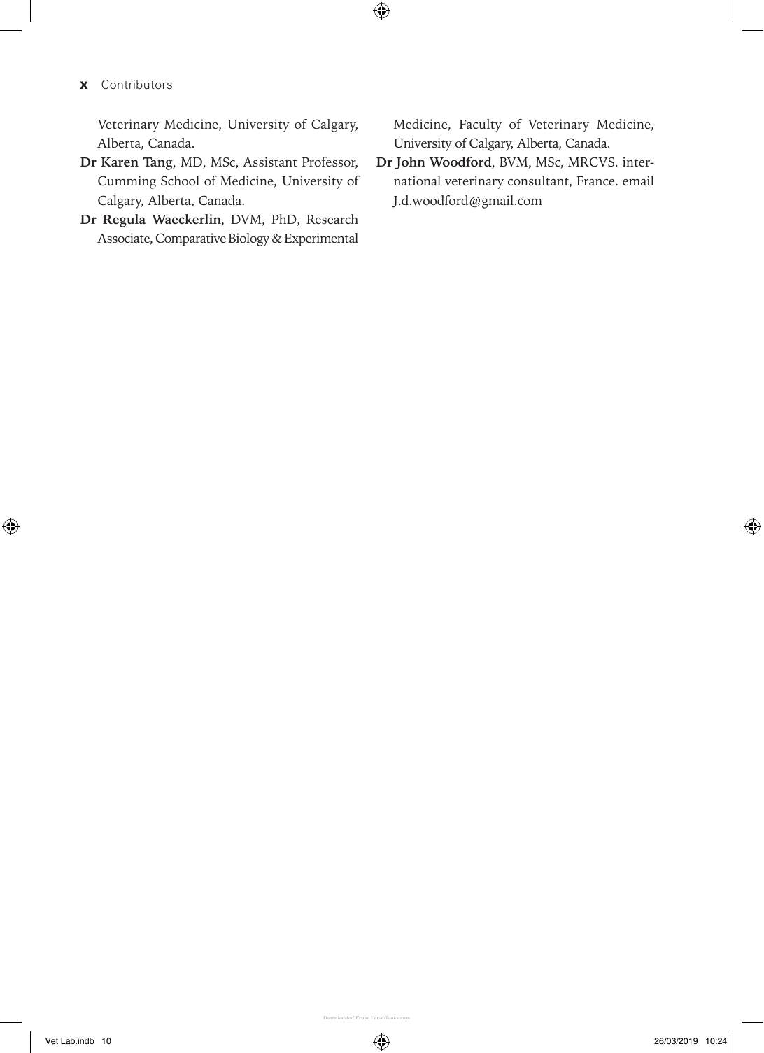The Veterinary Laboratory and Field Manual 3rd Edition