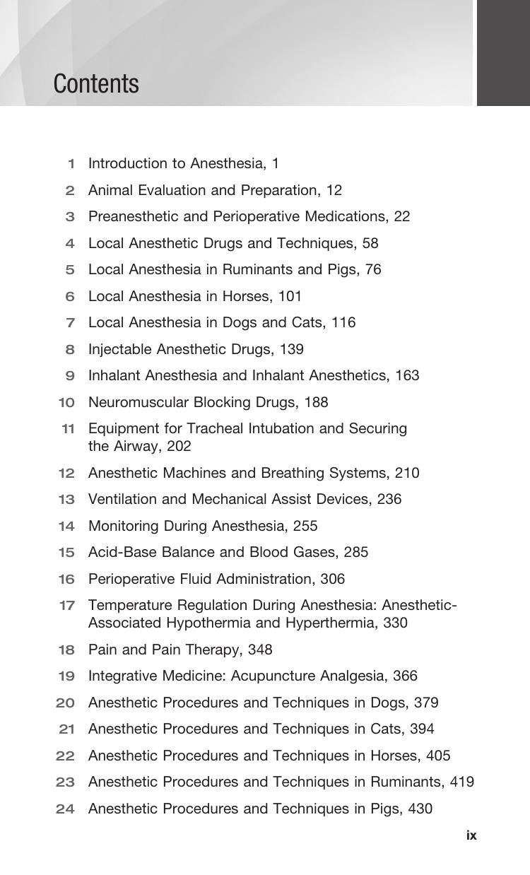 Handbook of Veterinary Anesthesia 5TH Edition