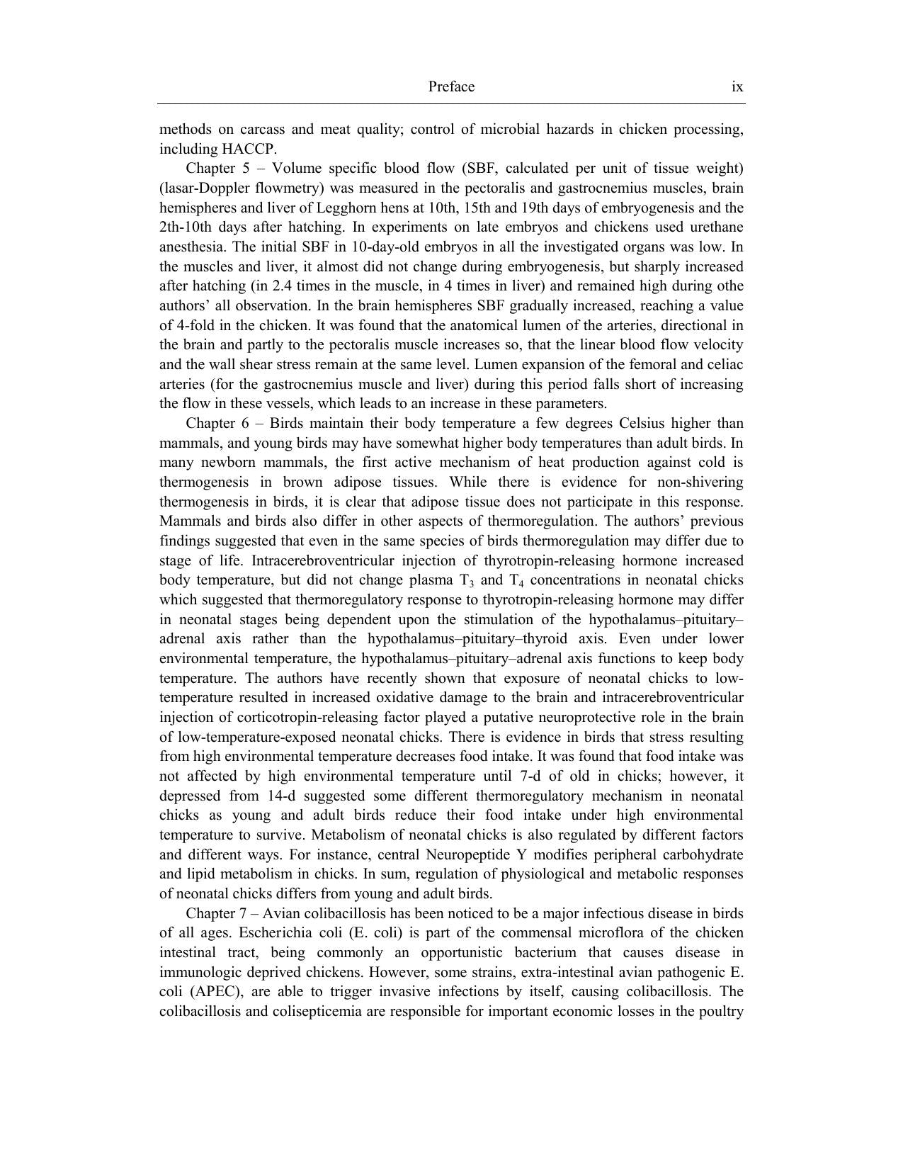 Chickens Physiology Diseases And Farming Practices
