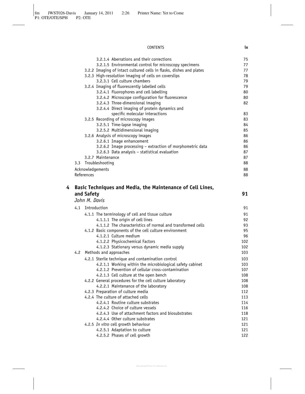 Animal Cell Culture Essential Methods