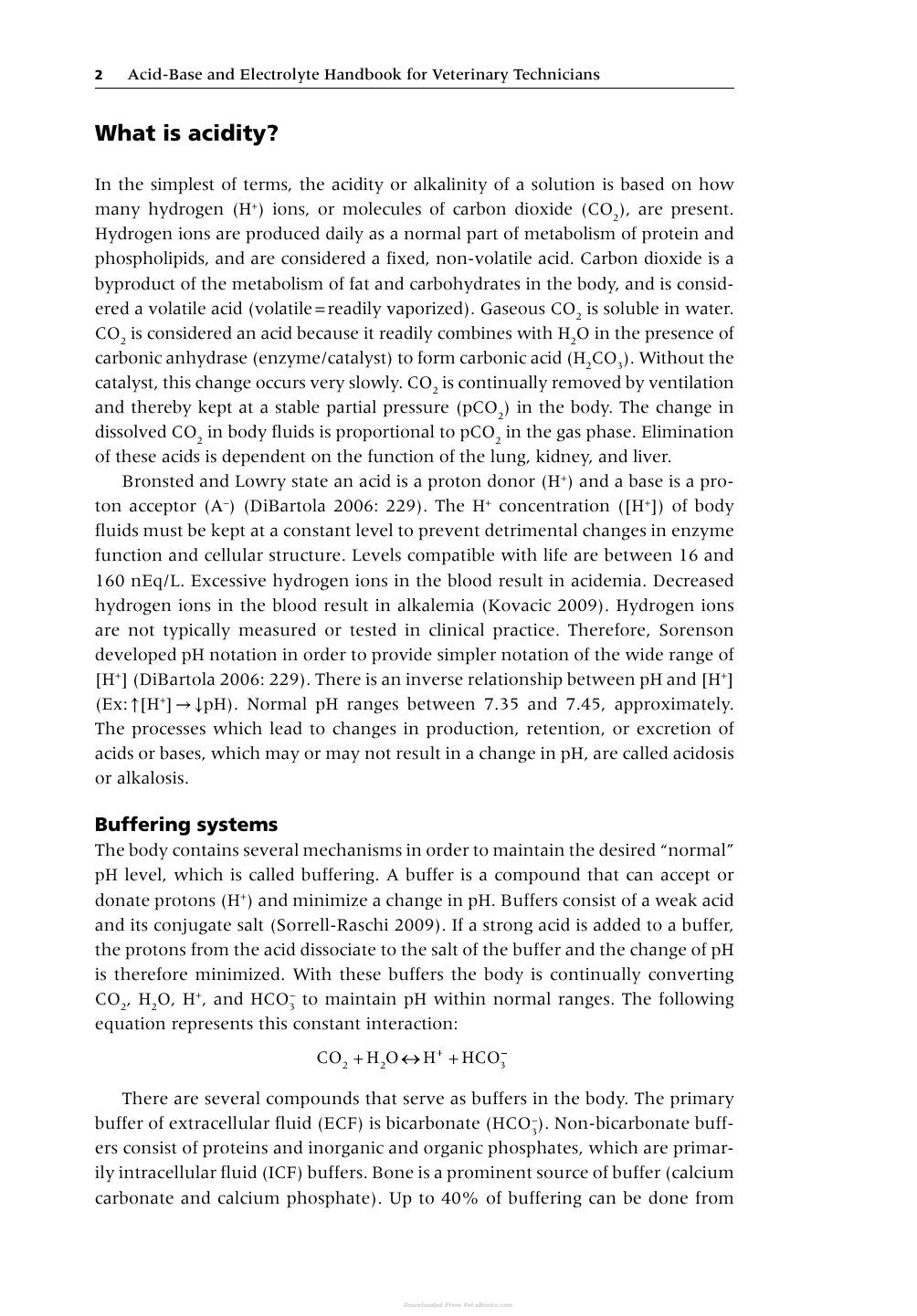 Acid Base Electrolyte Handbook Veterinary Technicians