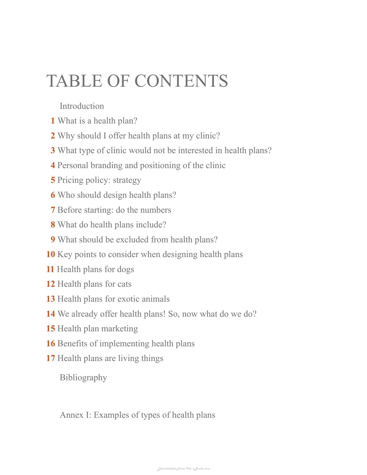 Health Plans
