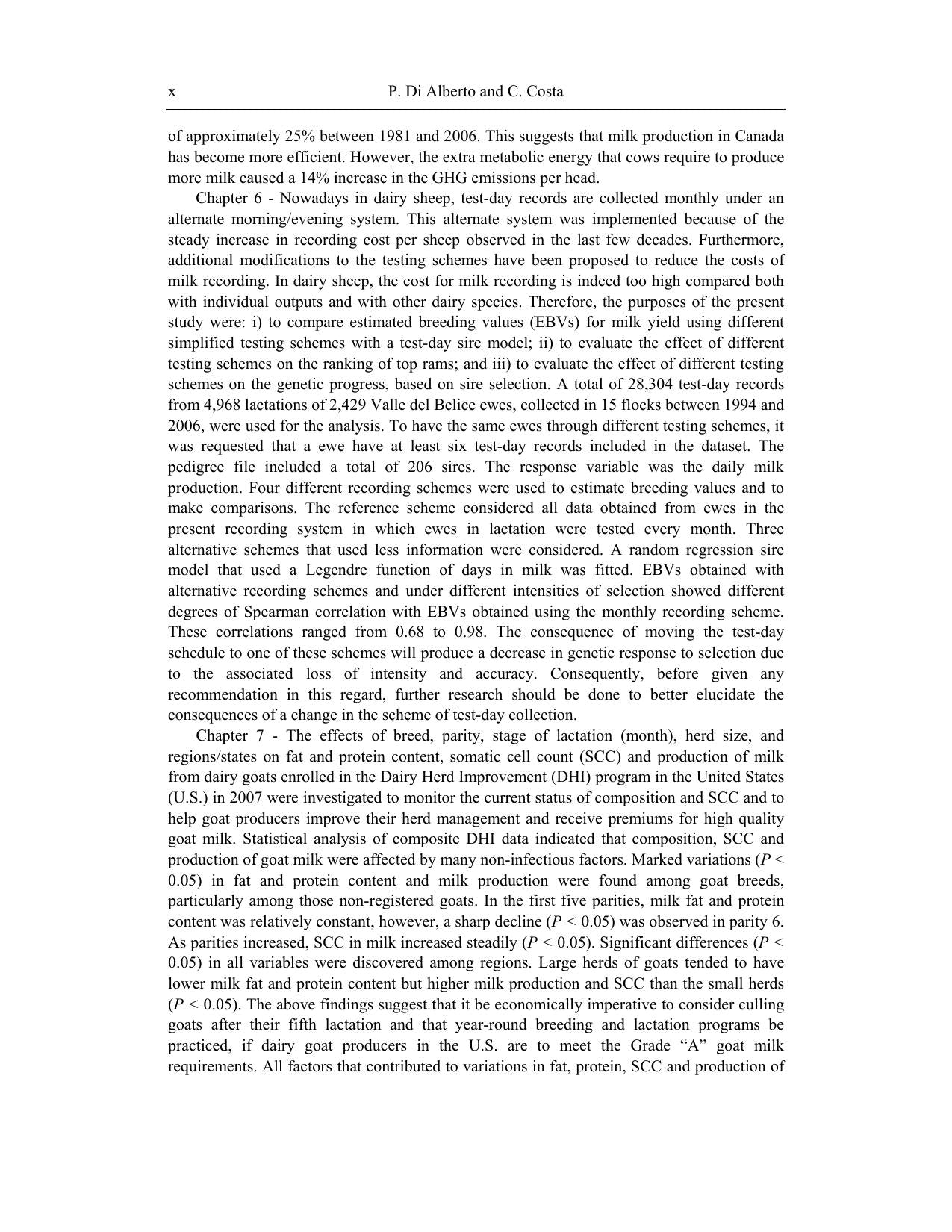New Research On Livestock Science And Dairy Farming