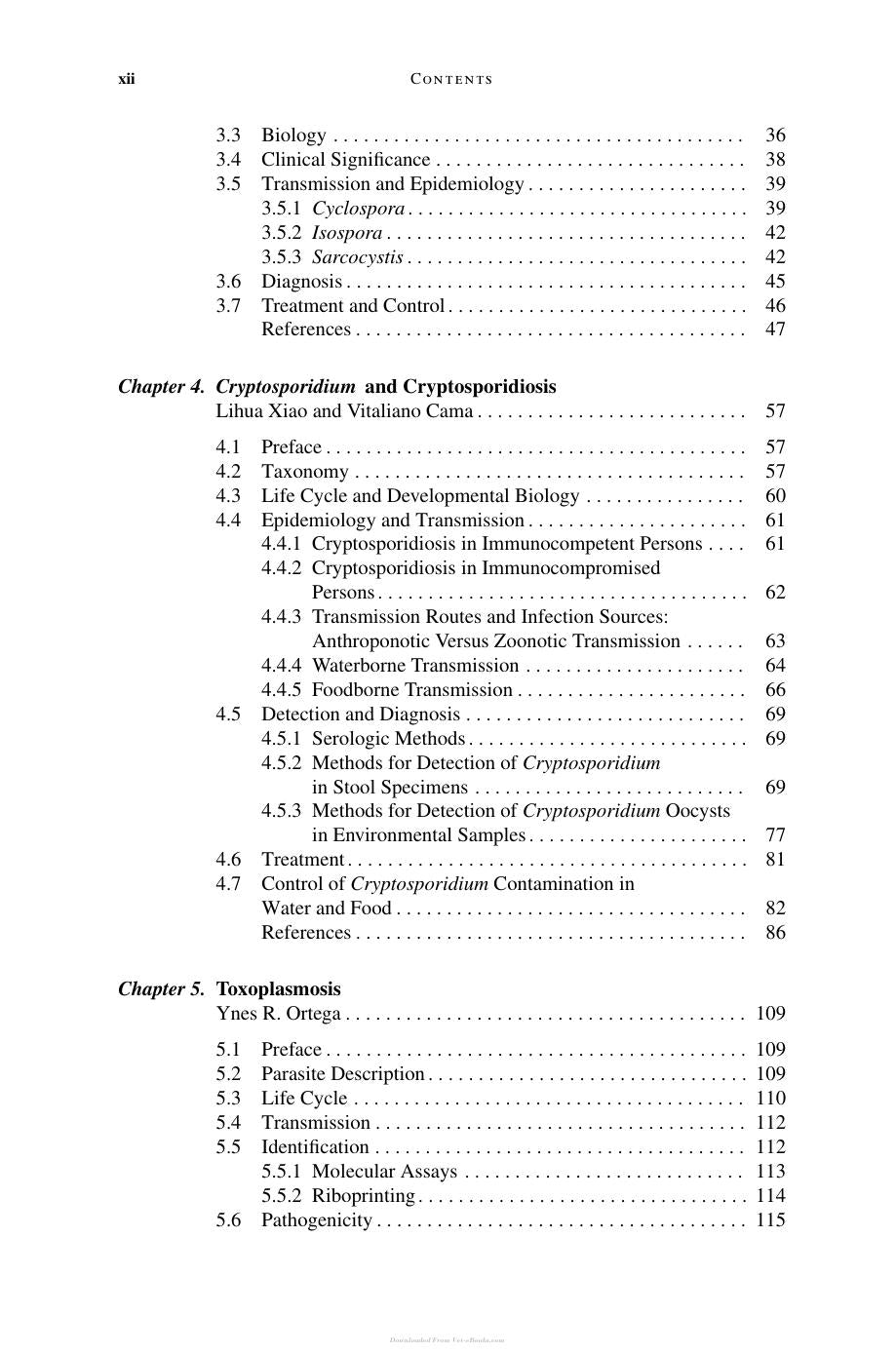 Ortega Foodborne Parasites PDF