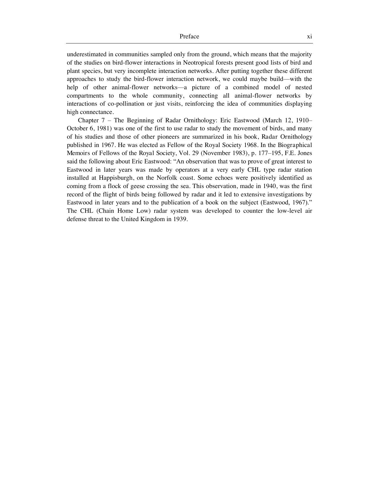 Trends In Ornithology Research