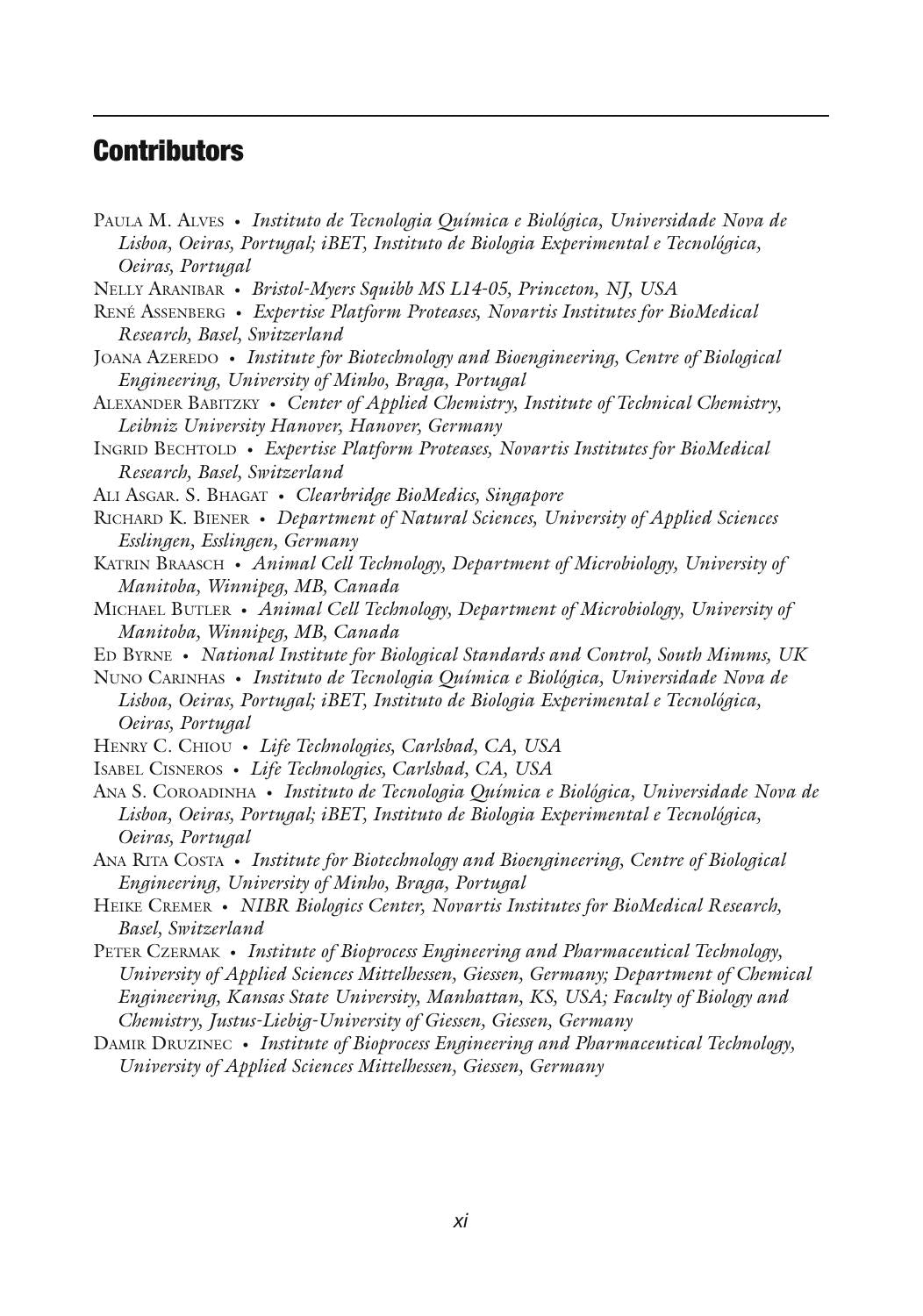 Animal Cell Biotechnology Methods and Protocols 3rd Edition