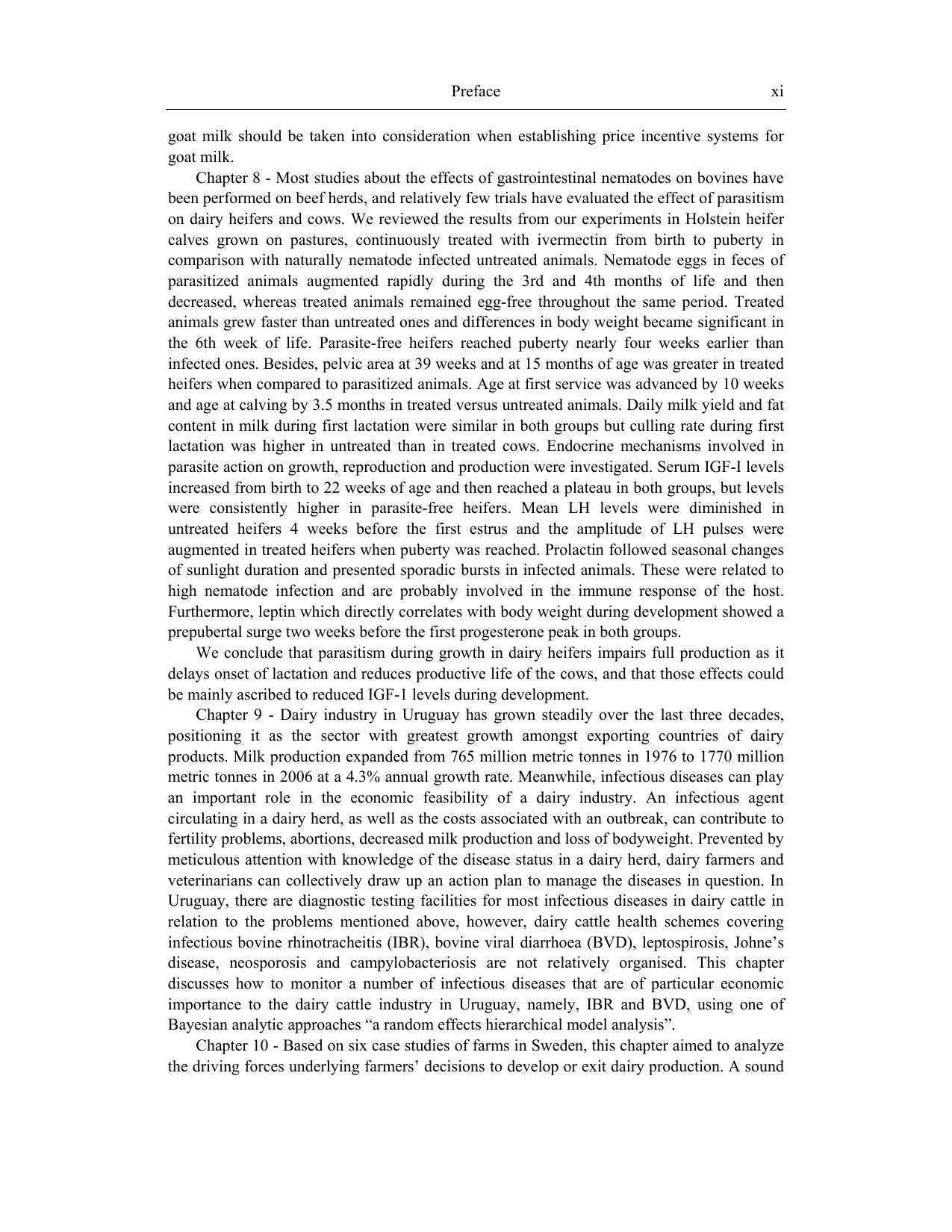 New Research On Livestock Science And Dairy Farming