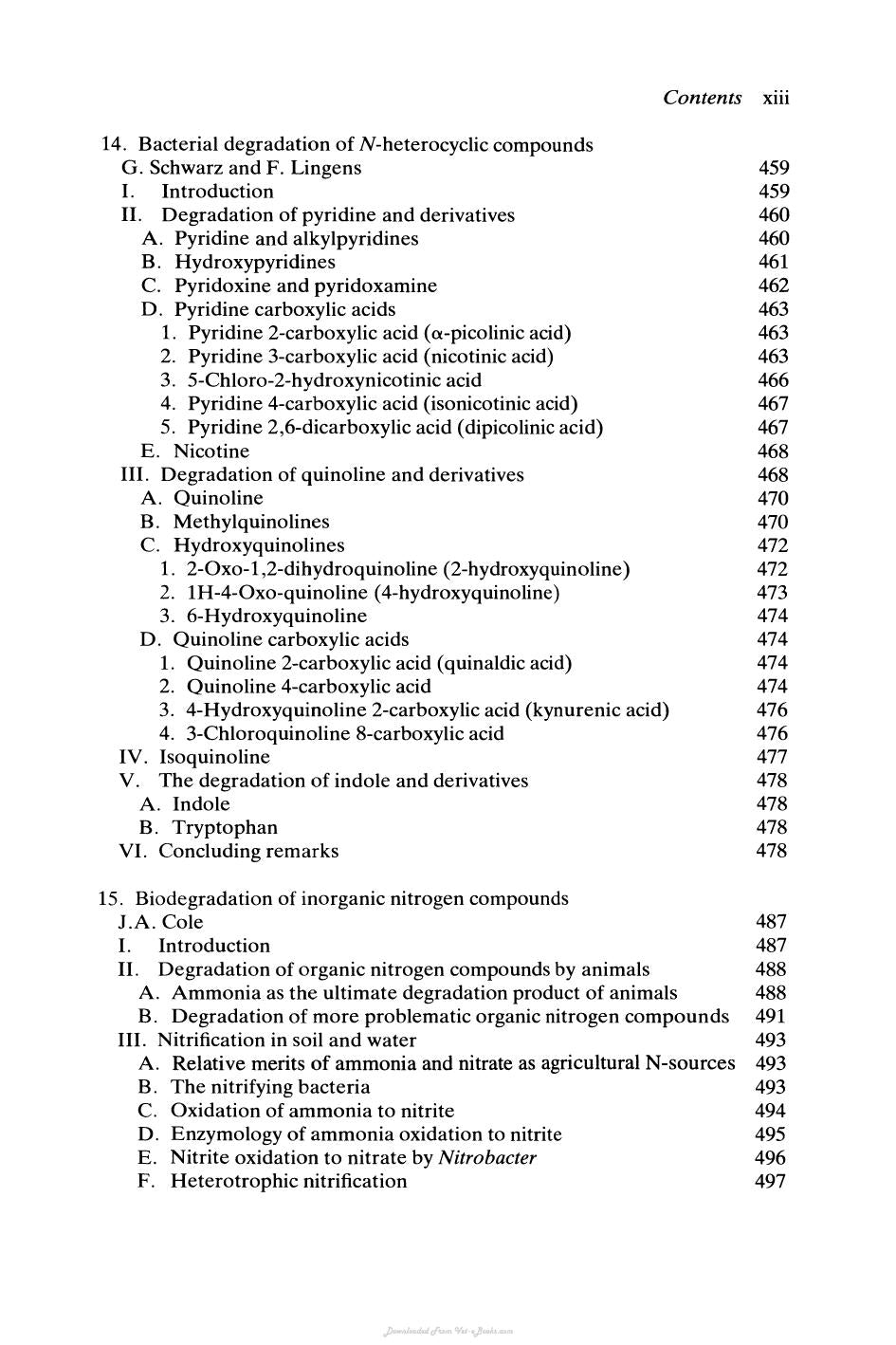 Biochemistry of Microbial Degradation