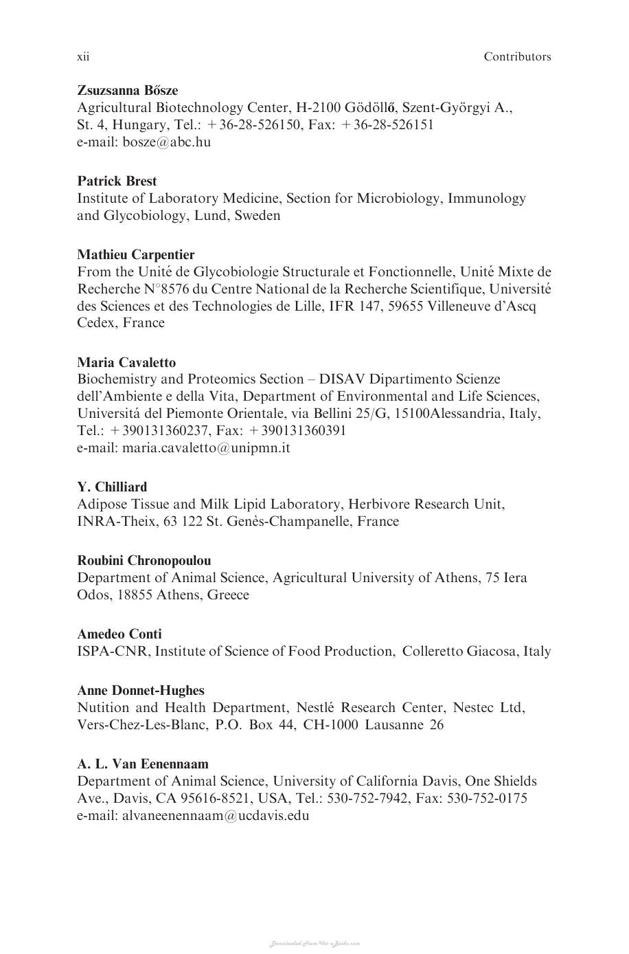 Bioactive Components Of Milk Advances In Experimental Medicine And Biology Volume 606