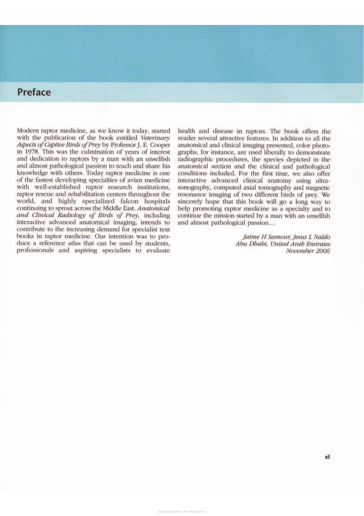 Anatomical and Clinical Radiology of Birds of Prey