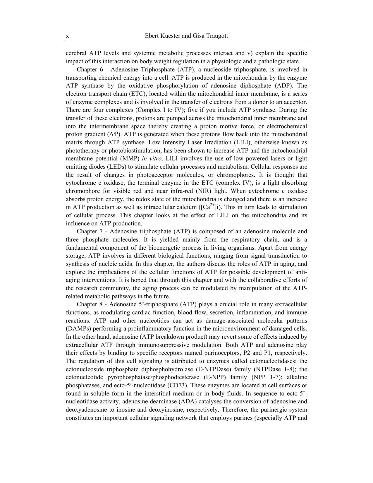 Adenosine Triphosphate Chemical Properties Biosynthesis and Functions in Cells