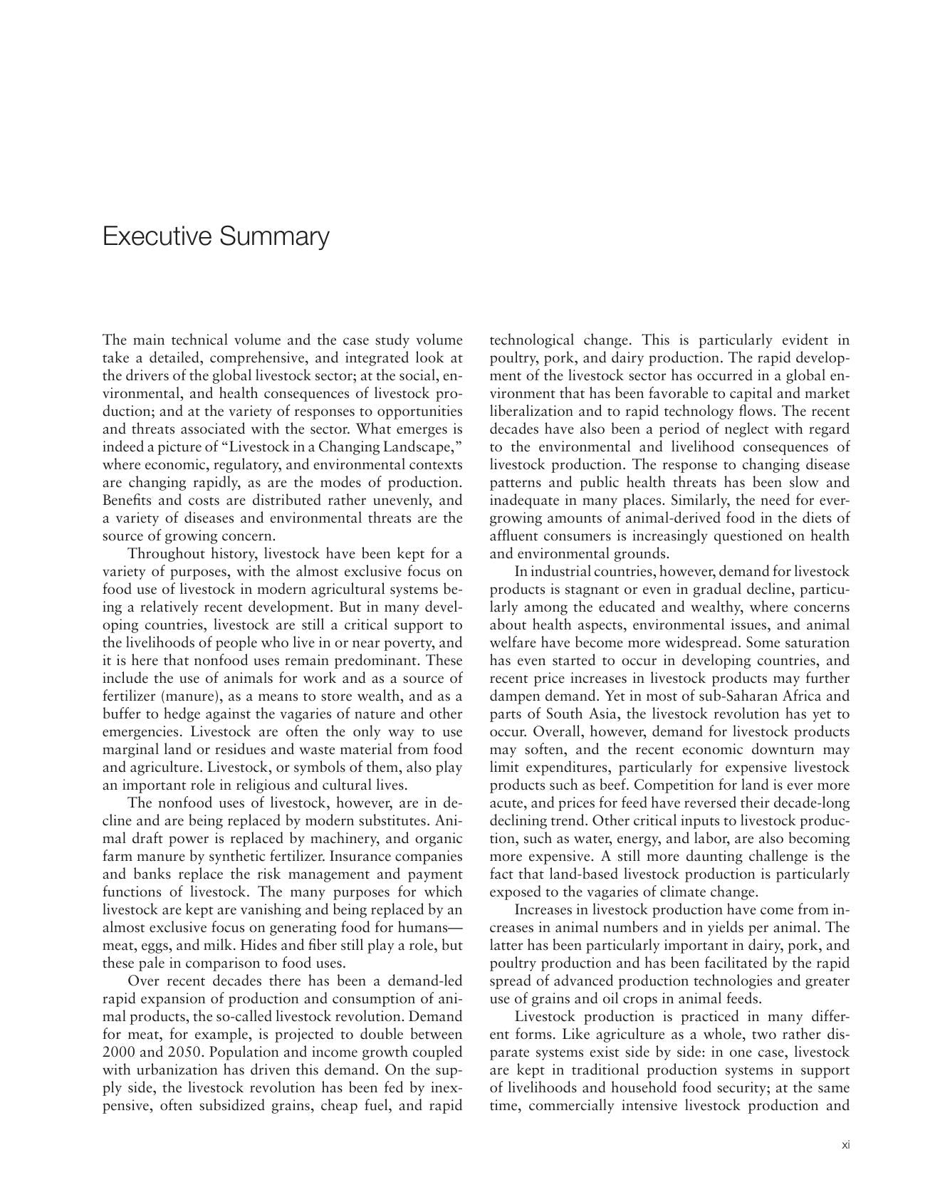 Livestock In A Changing Landscape Volume 1