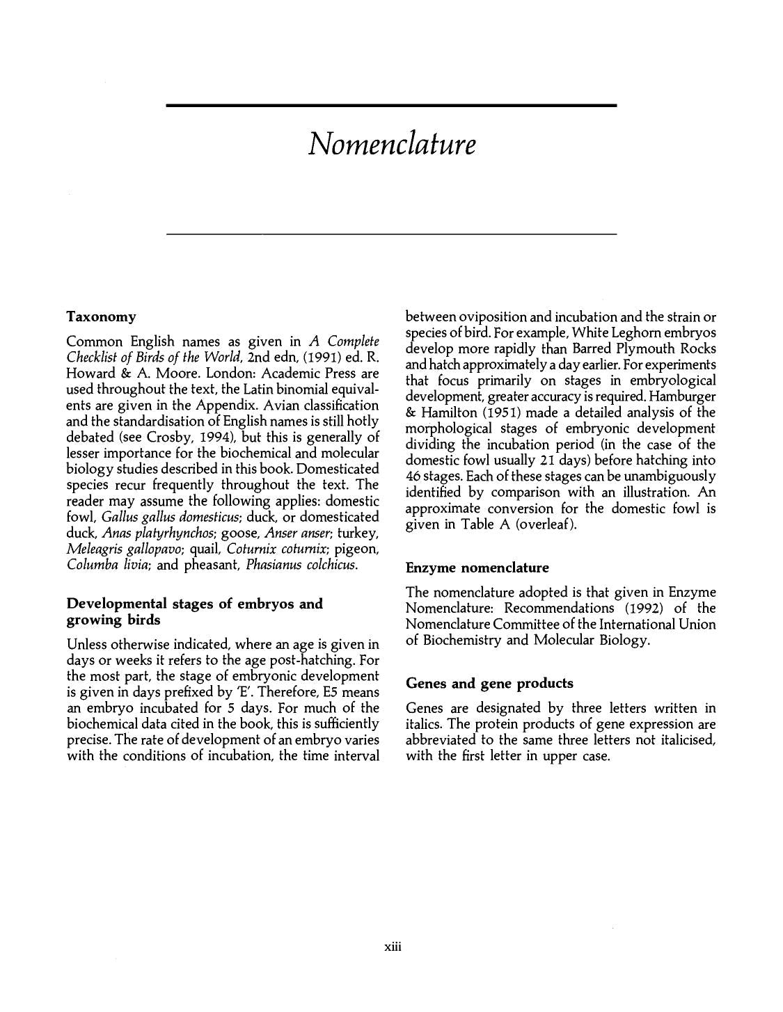 Avian Biochemistry And Molecular Biology