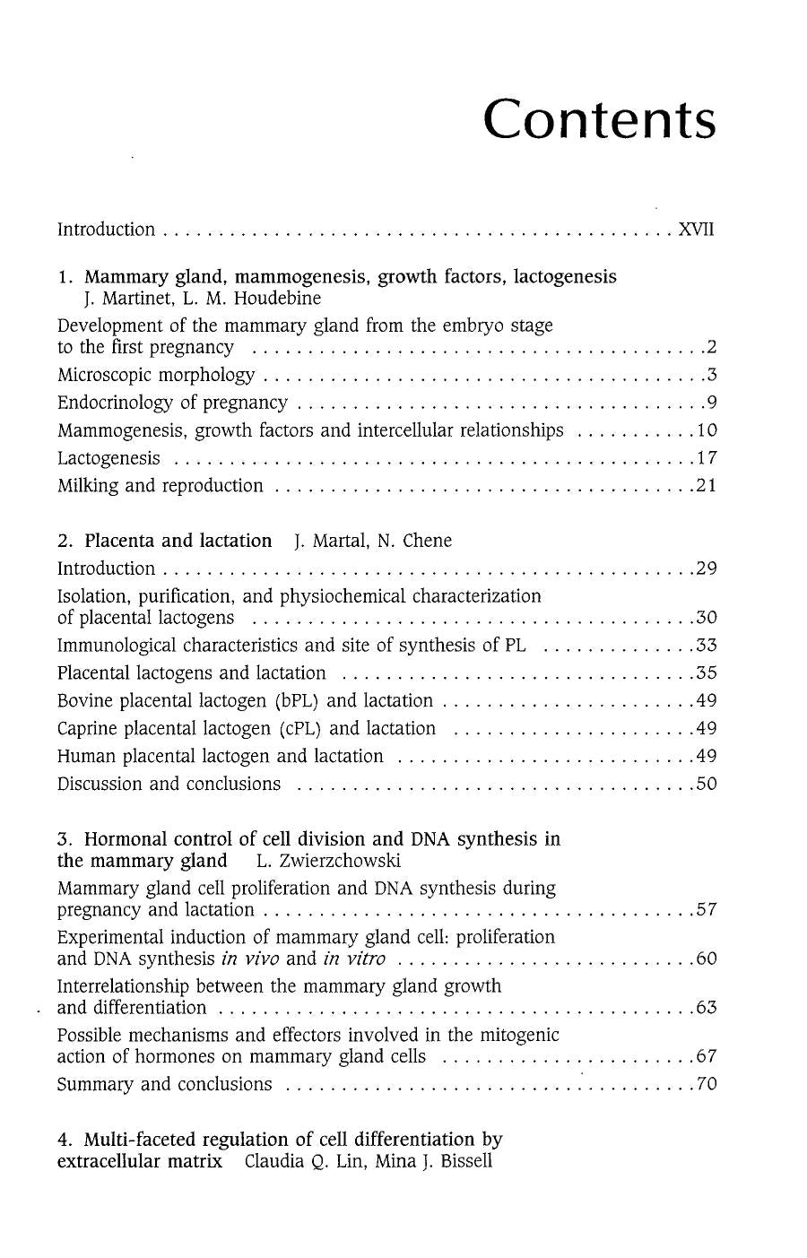 Biology Of Lactation