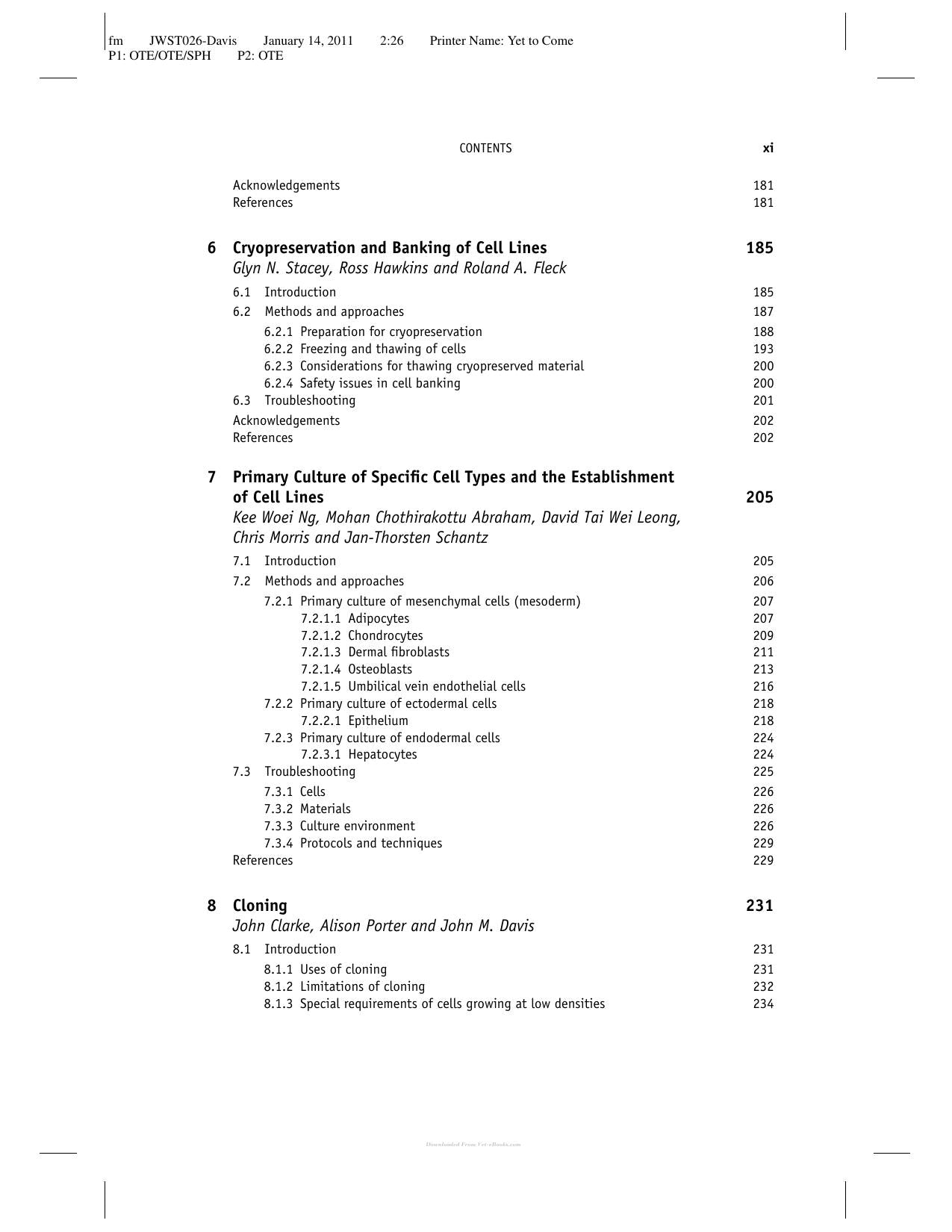 Animal Cell Culture Essential Methods