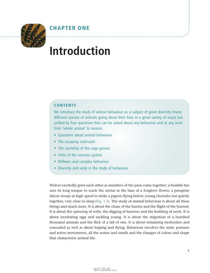 An Introduction to Animal Behaviour 6th Edition