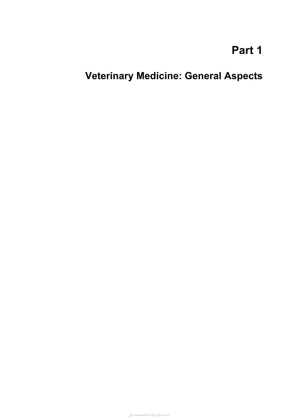A Birds Eye View Of Veterinary Medicine