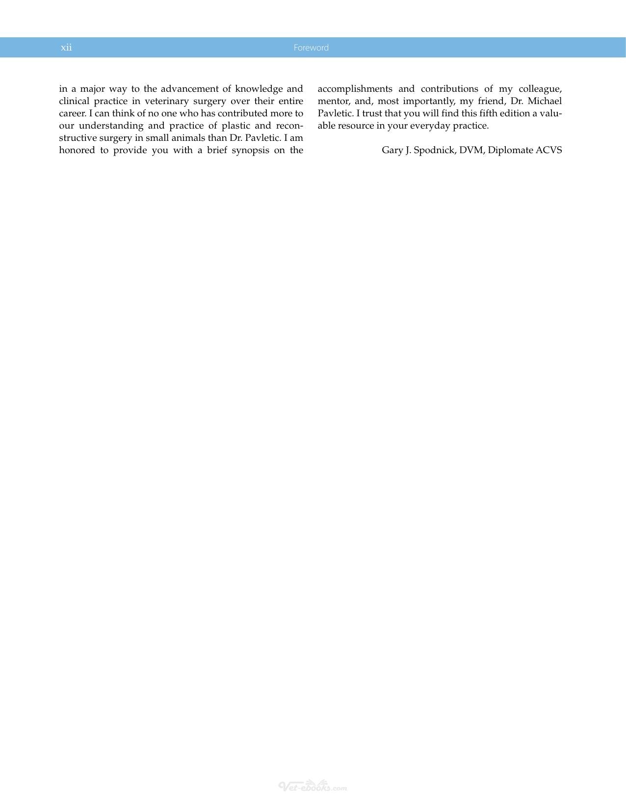 Atlas Of Small Animal Wound Management And Reconstructive Surgery