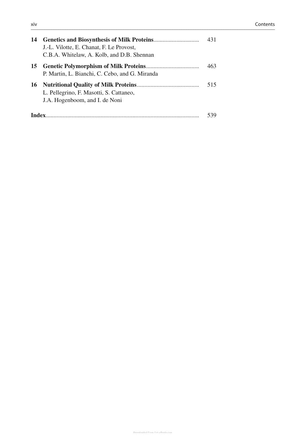 Advanced Dairy Chemistry Volume 1A Proteins Basic Aspects 4th Edition