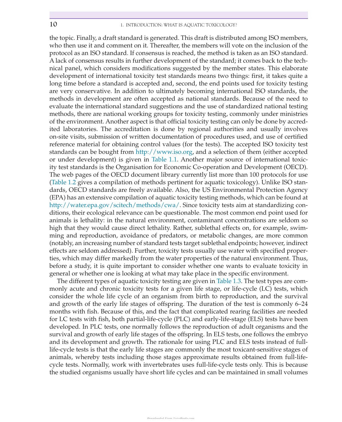 An Introduction to Aquatic Toxicology Pdf