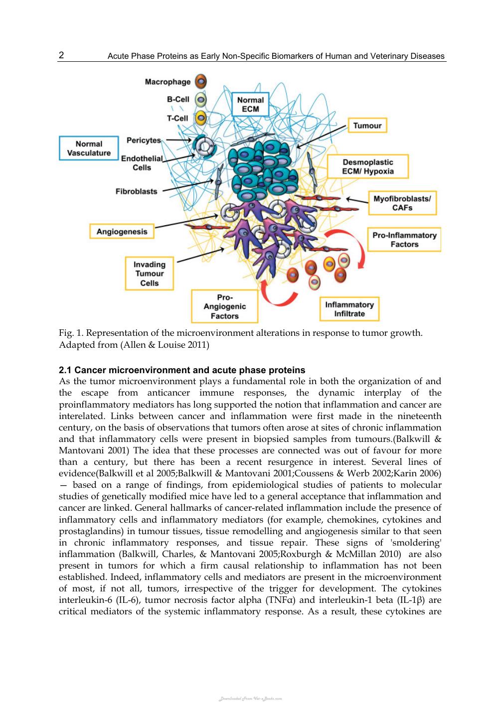 Acute Phase Proteins As Early Non Specific Biomarkers Of Human And Veterinary Diseases