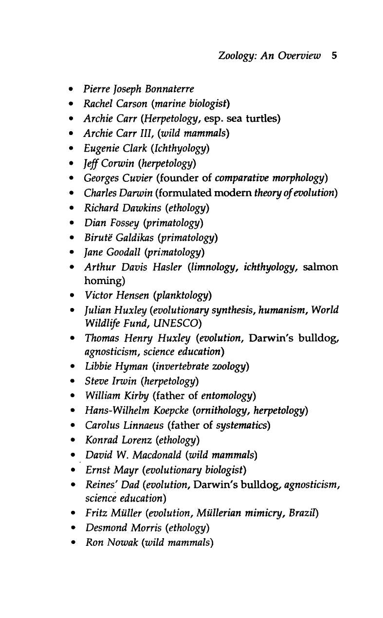 Research In Zoology Fundamentals Areas And Methodology