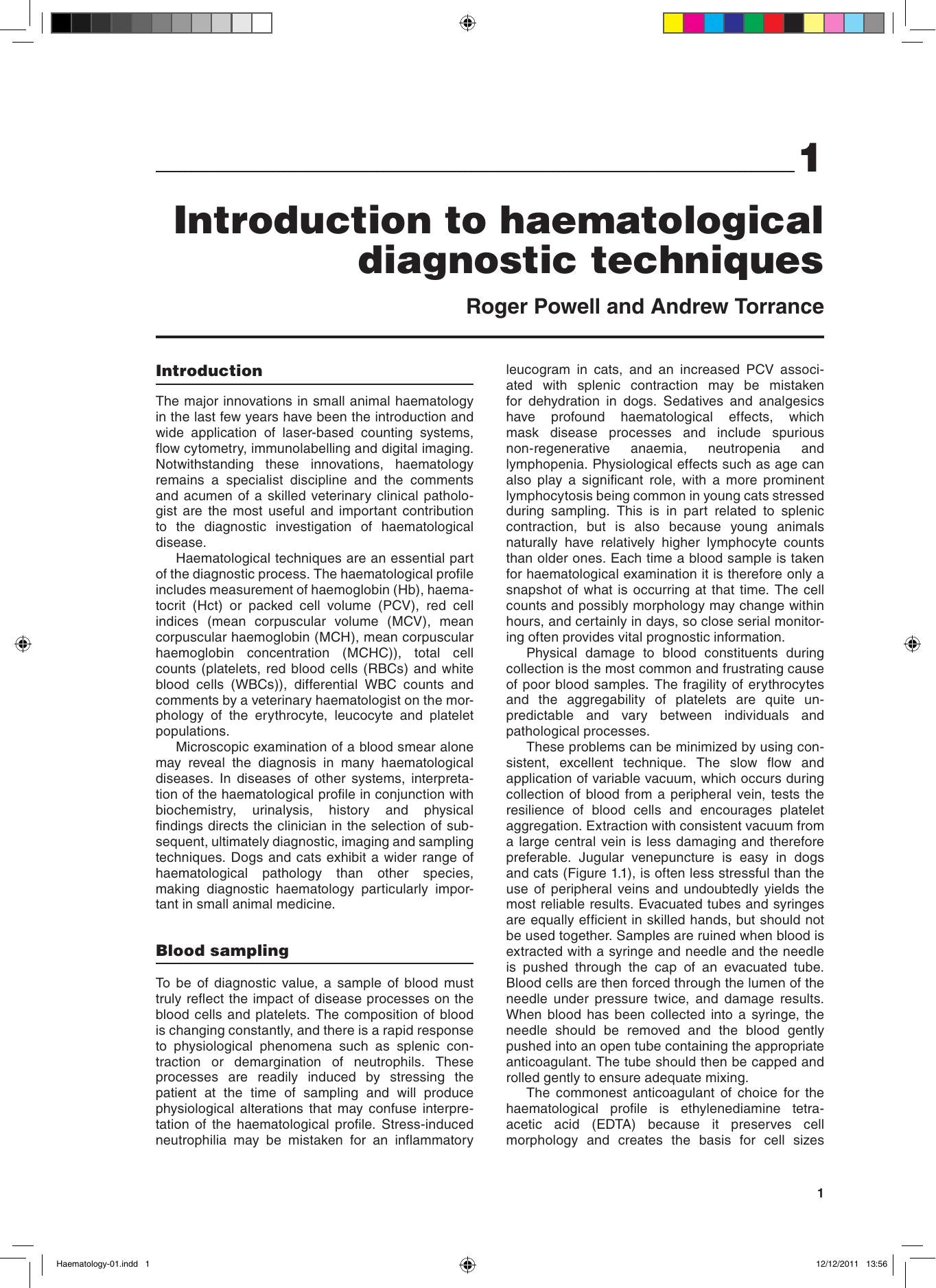 Bsava Manual of Canine and Feline Haematology and Transfusion Medicine
