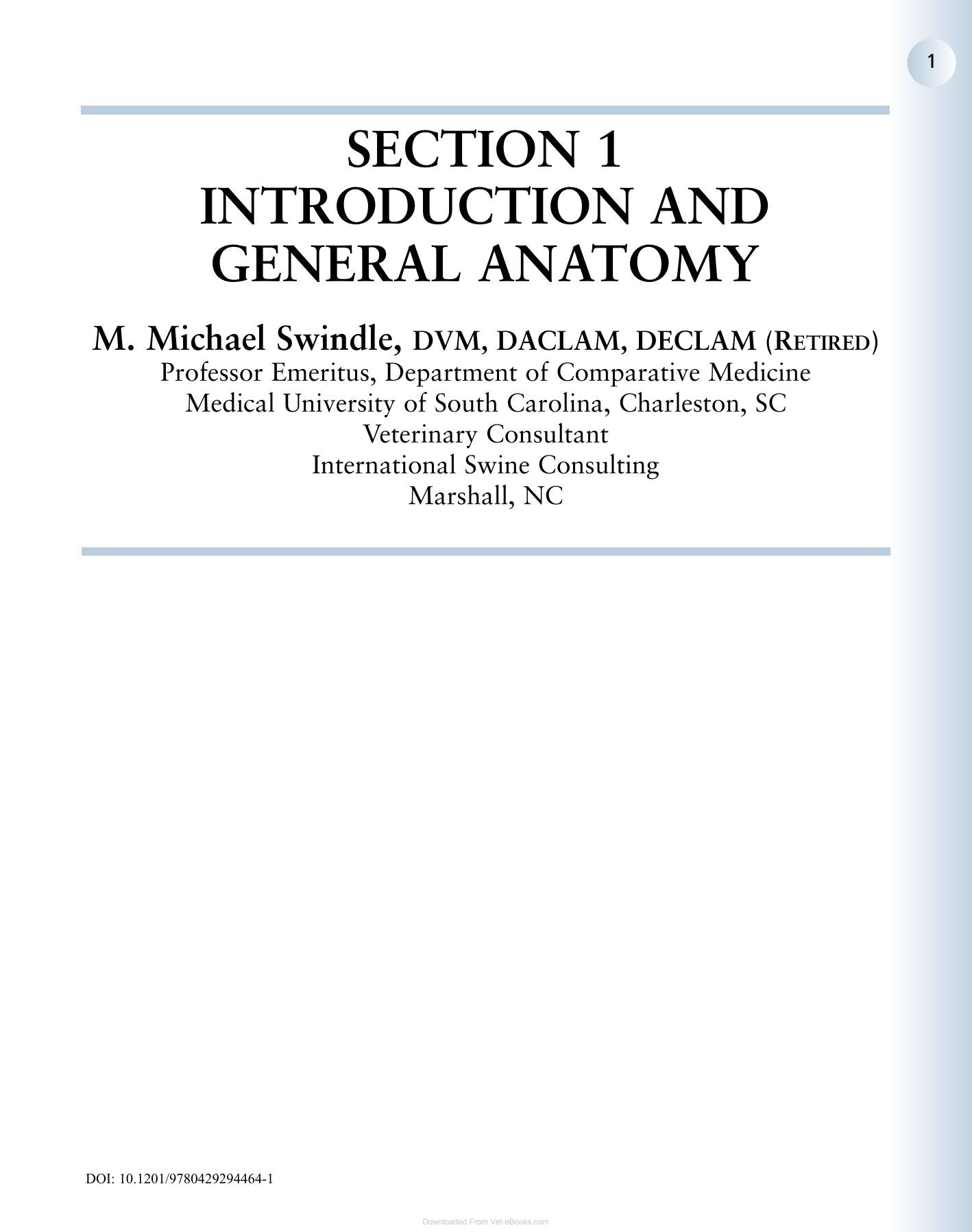 Anatomy And Histology Of The Pig A Concise Full Color Atlas