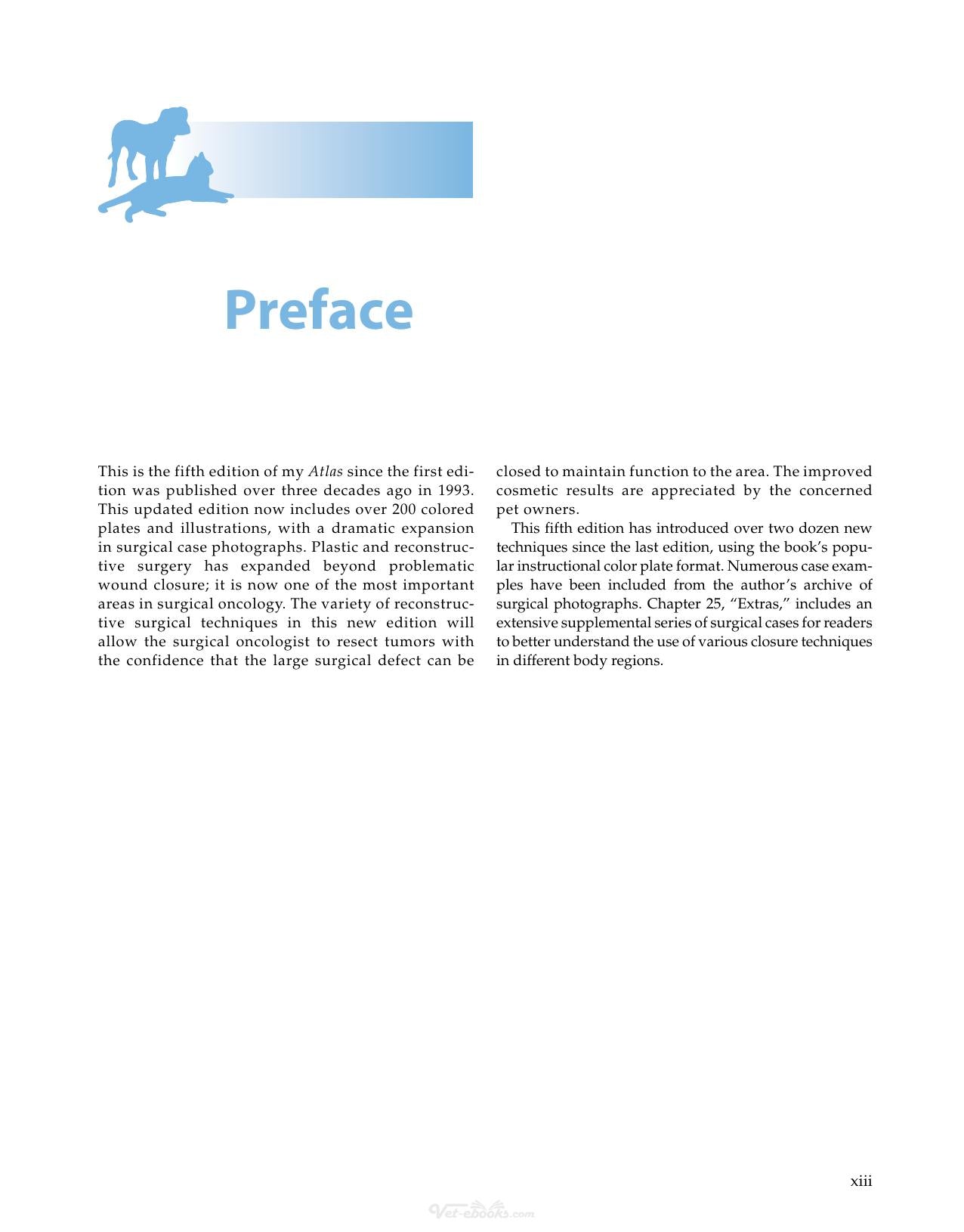 Atlas Of Small Animal Wound Management And Reconstructive Surgery
