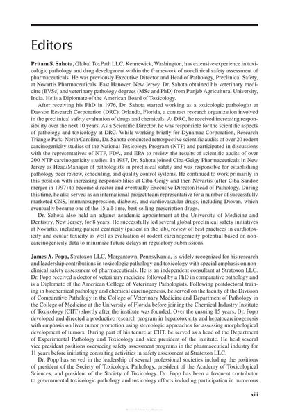 The Toxicologic Pathologys Nonclinical Safety Assessments