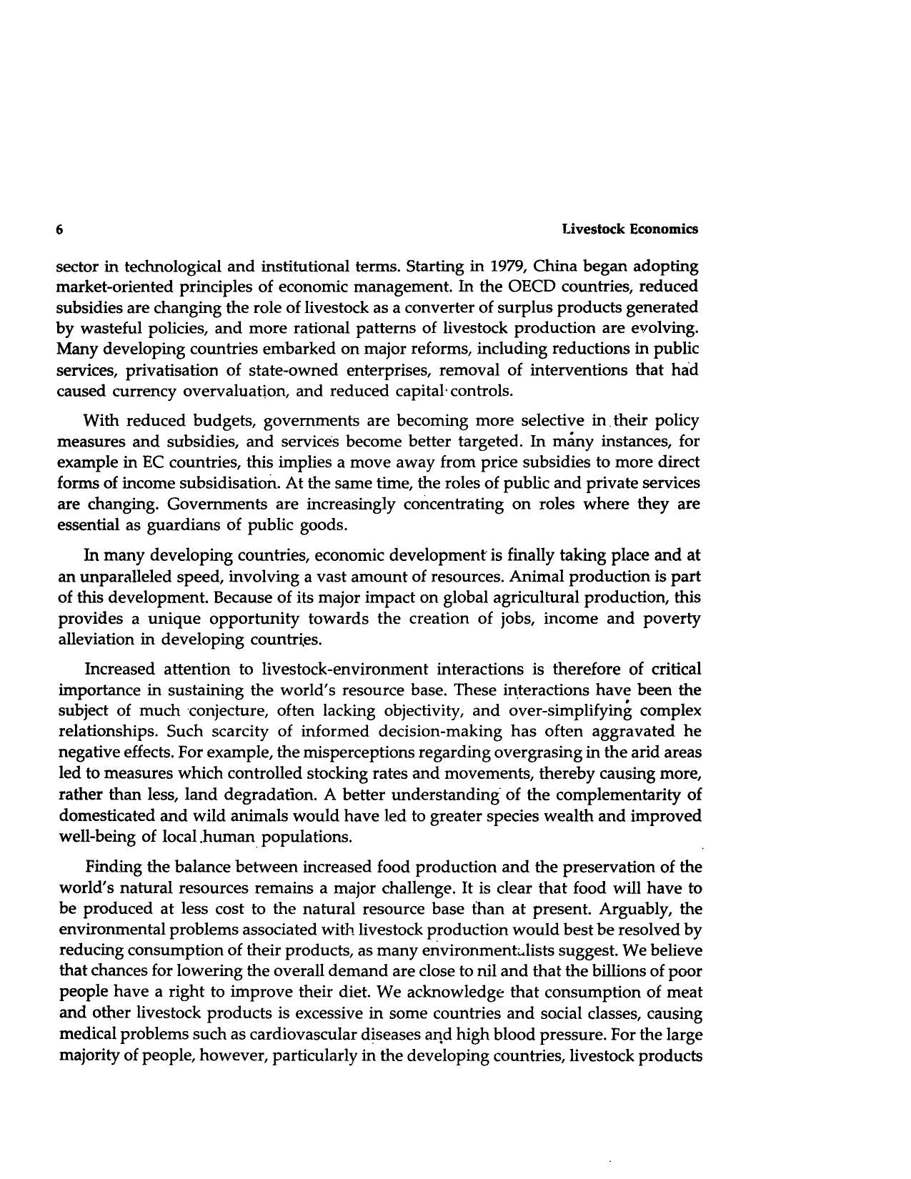 Livestock Economics