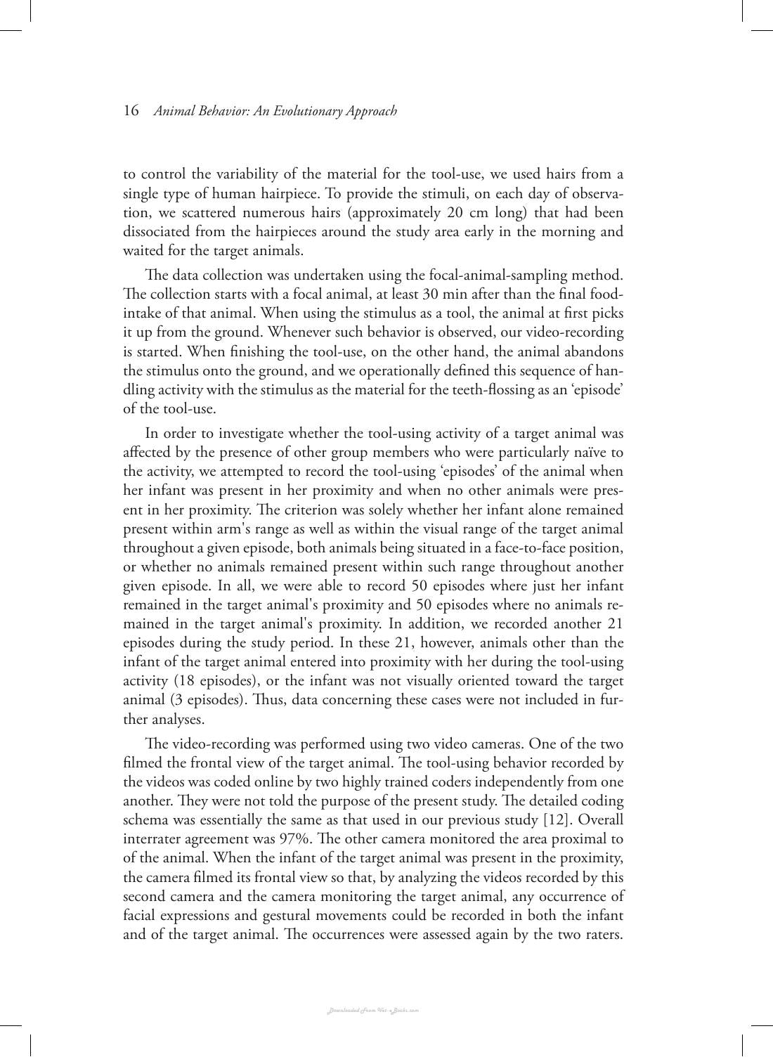 Animal Behavior An Evolutionary Approach