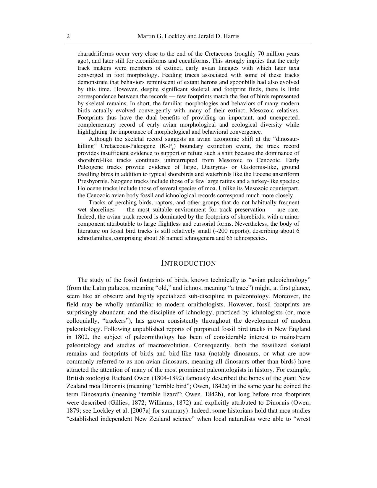 Trends In Ornithology Research