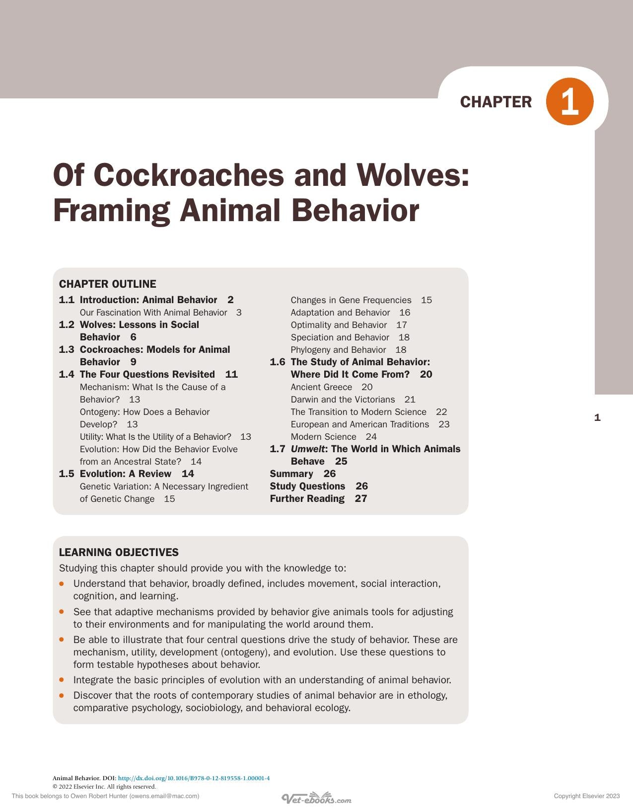 Animal Behavior 3rd Edition