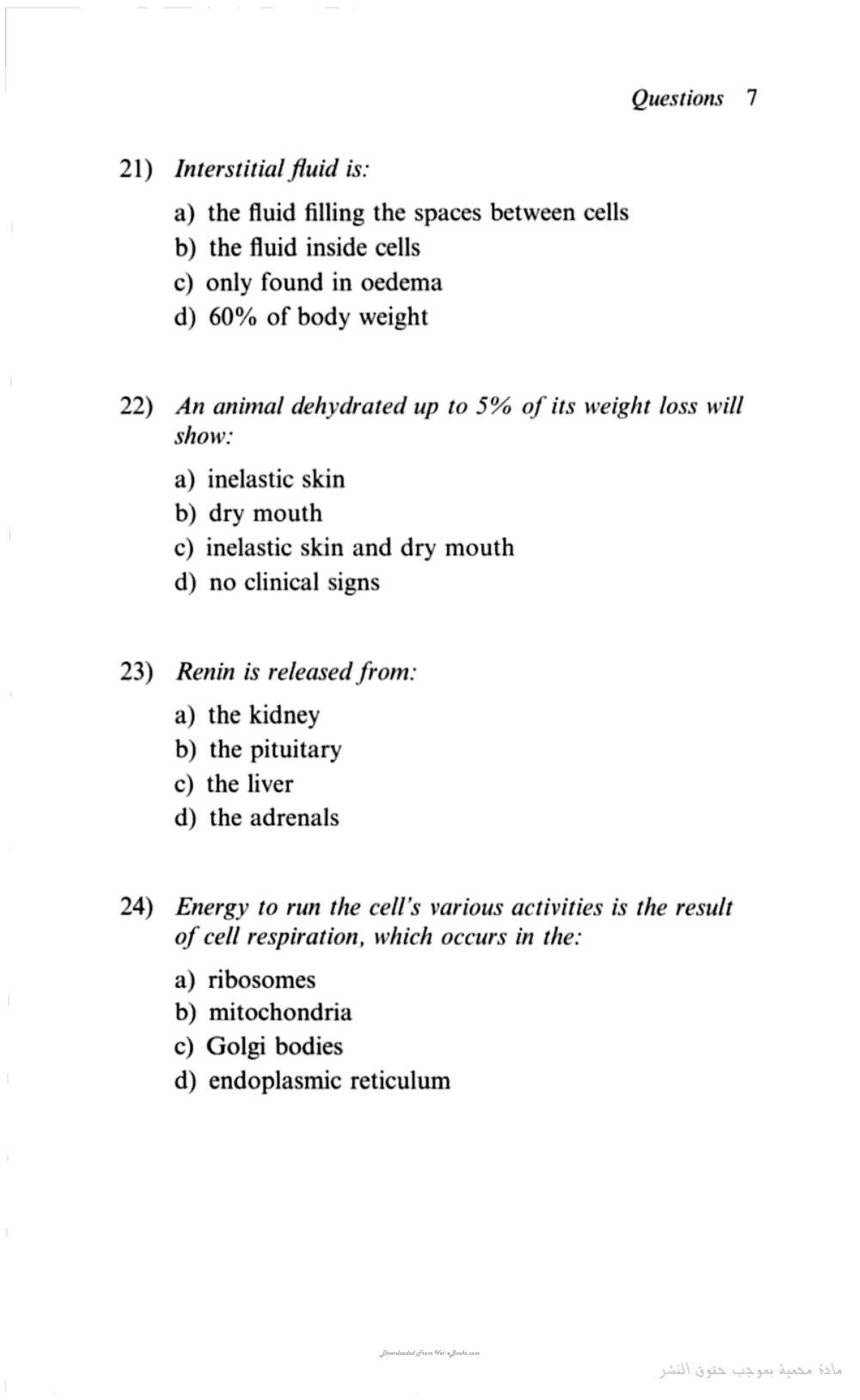 300 Questions And Answers In Anatomy And Physiology For Veterinary Nurses