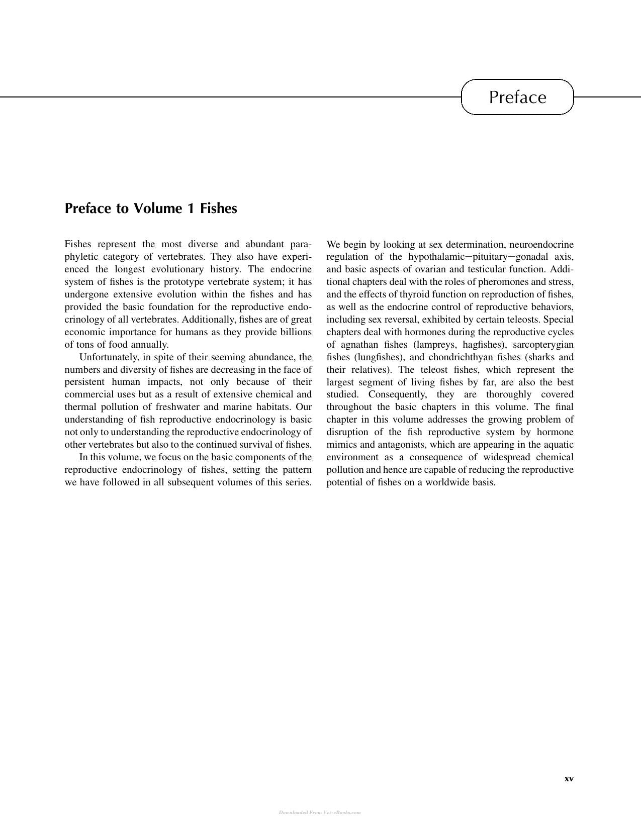 Hormones and Reproduction of Vertebrates Volume 1 5