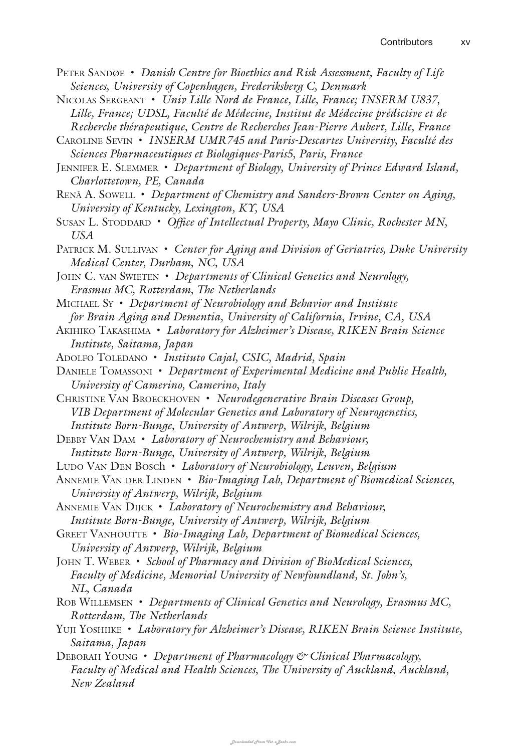 Animal Model Of Dementia