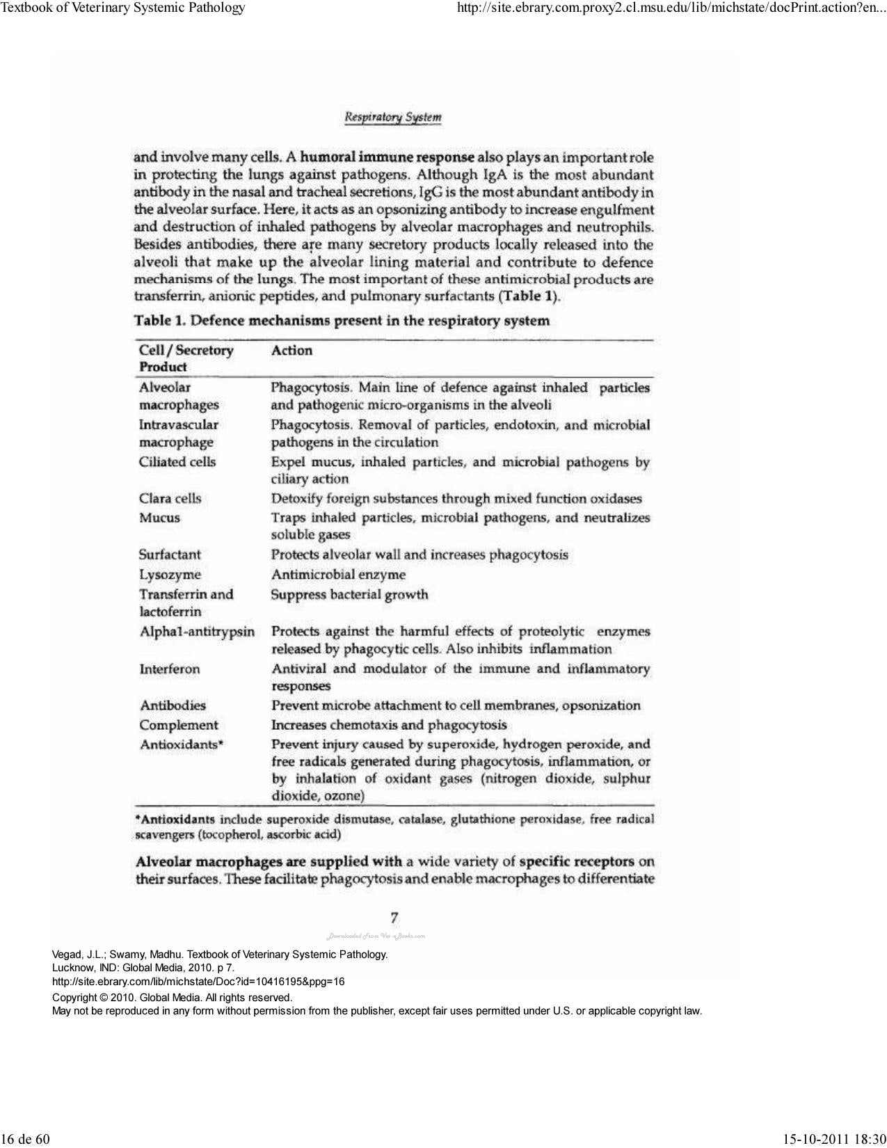 A Textbook of Veterinary Systemic Pathology