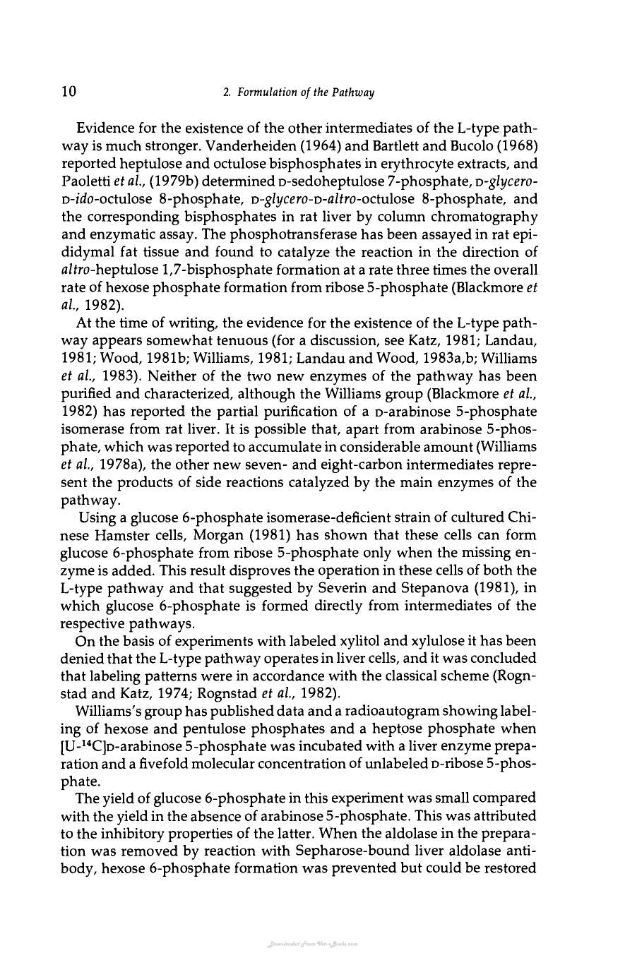 The Pentose Phosphate Pathway Terry Wood