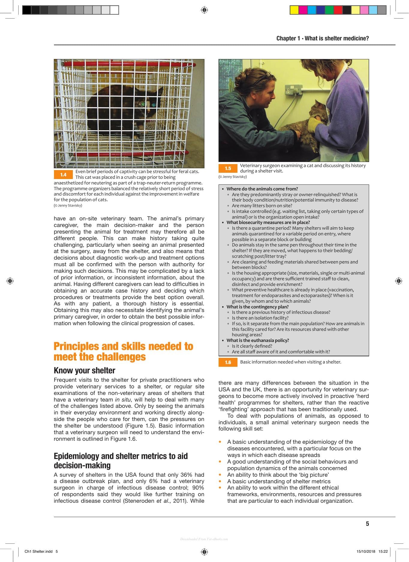 Bsava Manual of Canine and Feline Shelter Medicine Principles of Health and Welfare in a Multi Animal Environment