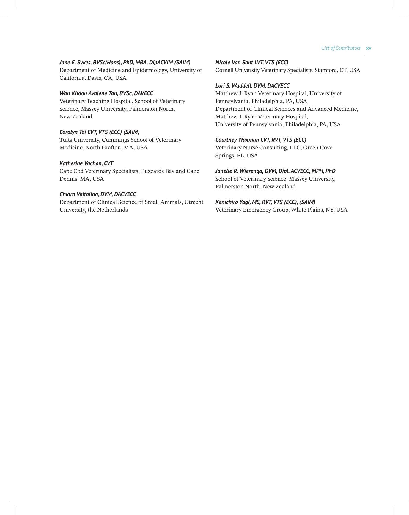 Advanced Monitoring and Procedures for Small Animal Emergency and Critical Care